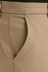 Regent Tailored Trousers — Mushroom Taupe