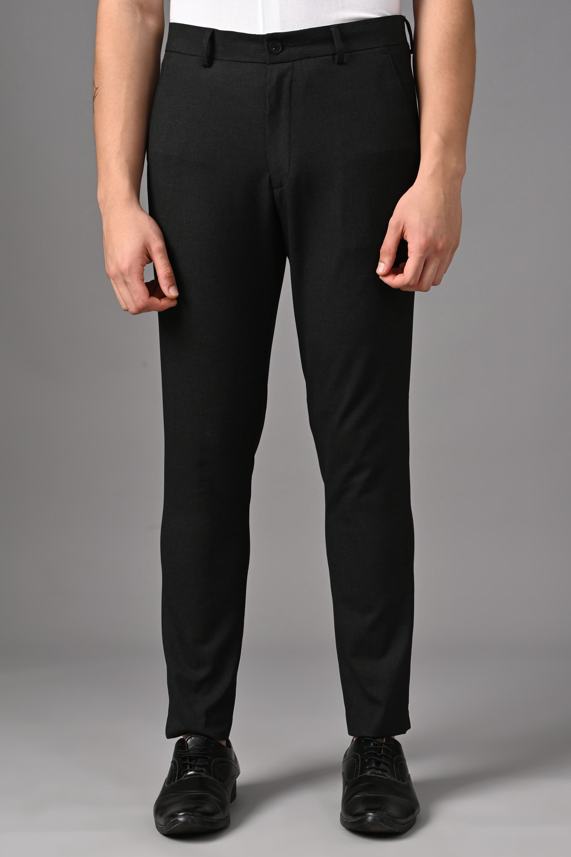 Melange Charcoal Black