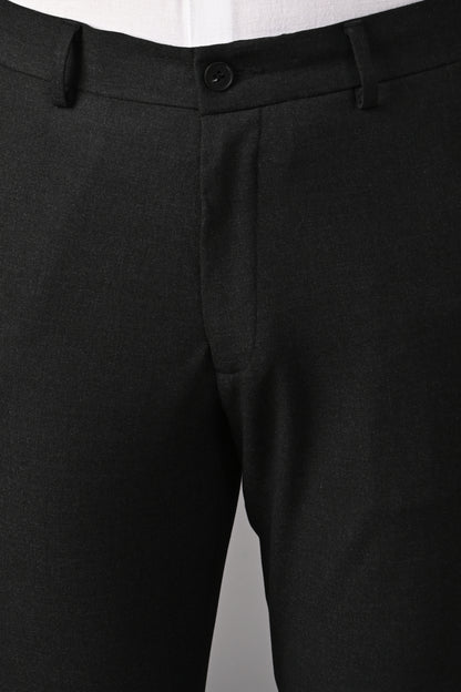 Melange Charcoal Black