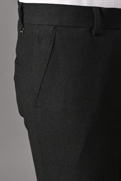 Melange Charcoal Black