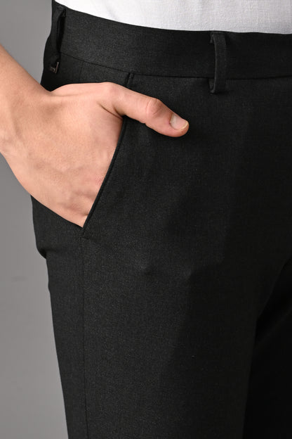 Melange Charcoal Black