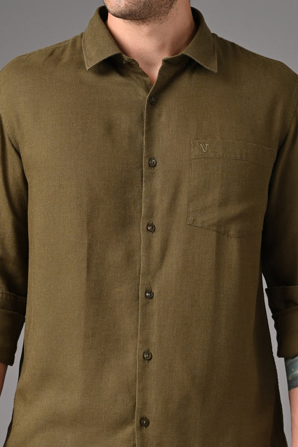 Linen Full Sleeves Shirt — view 38