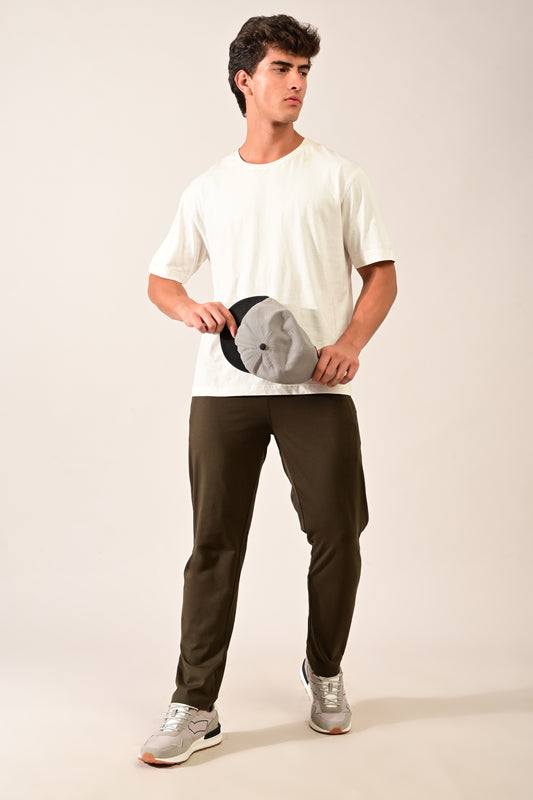 IVYN 4-Way Stretch Cotton Track Pants – Slim Fit - IVYN