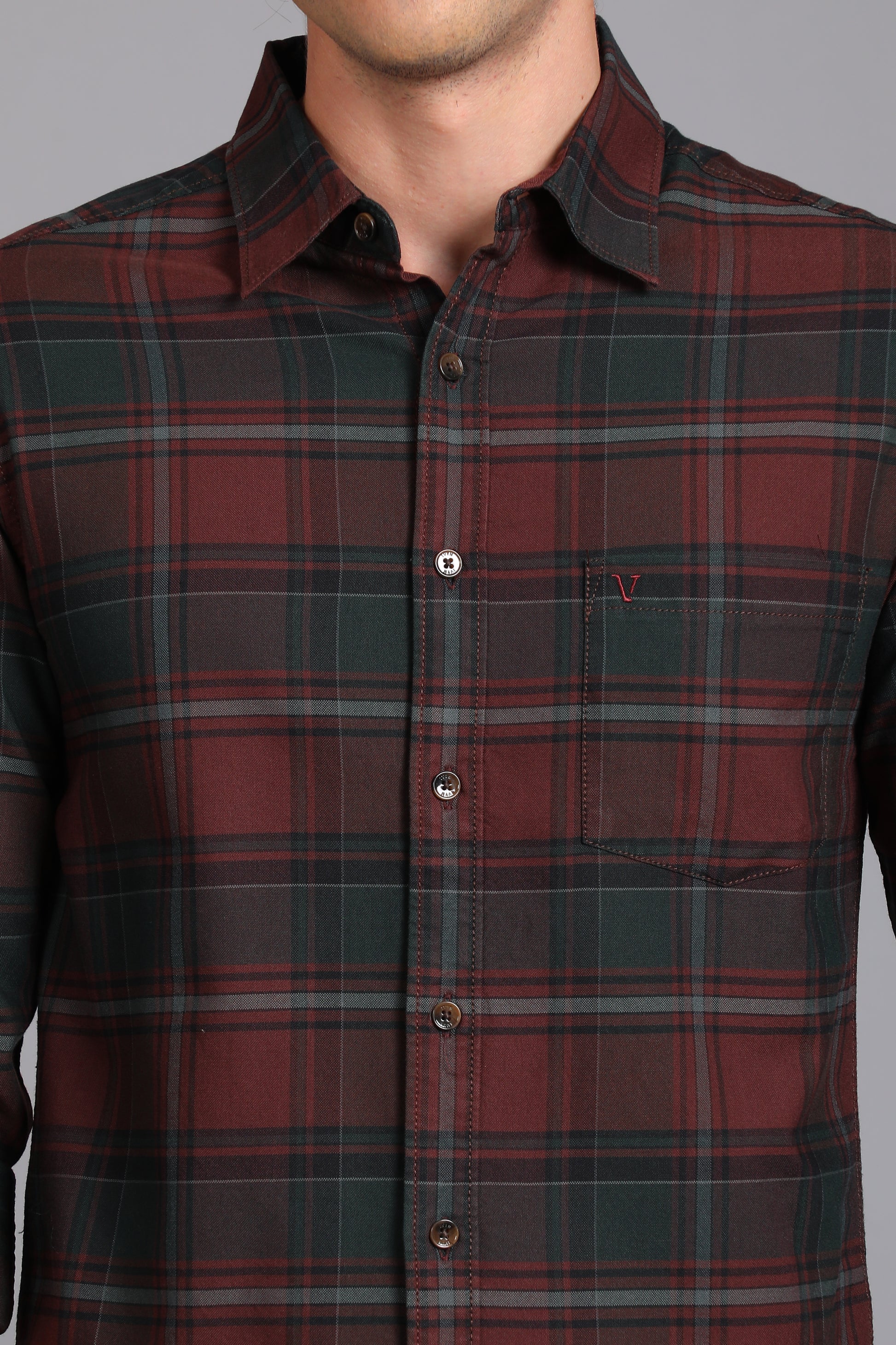 Maroon & Forest Green