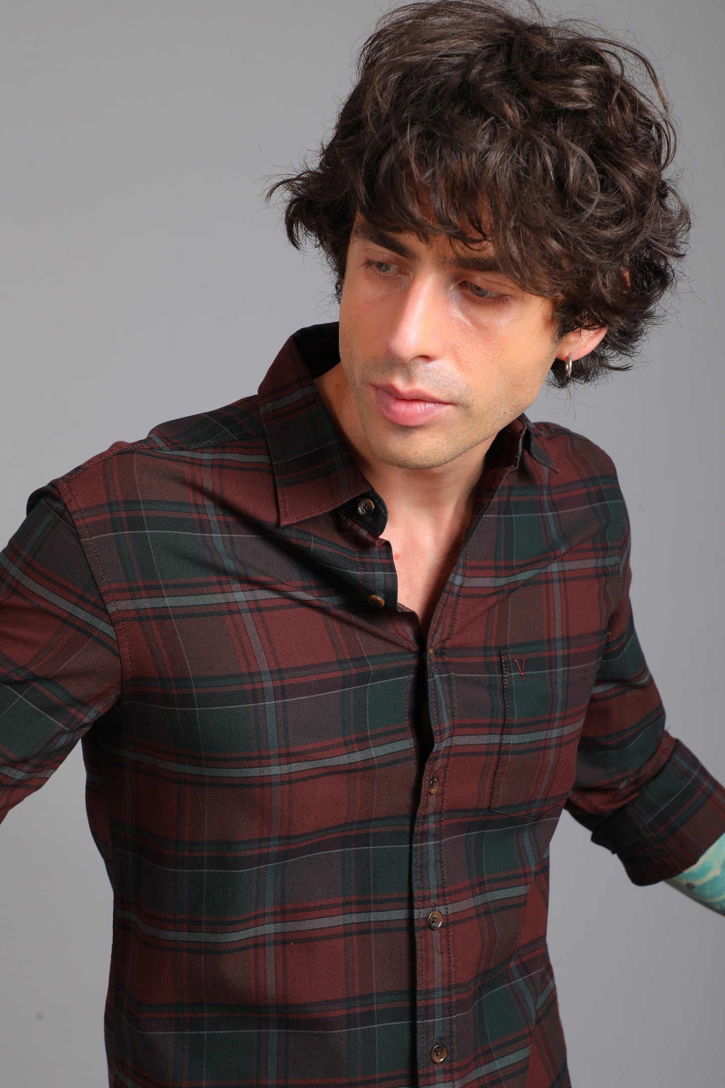 Maroon & Forest Green