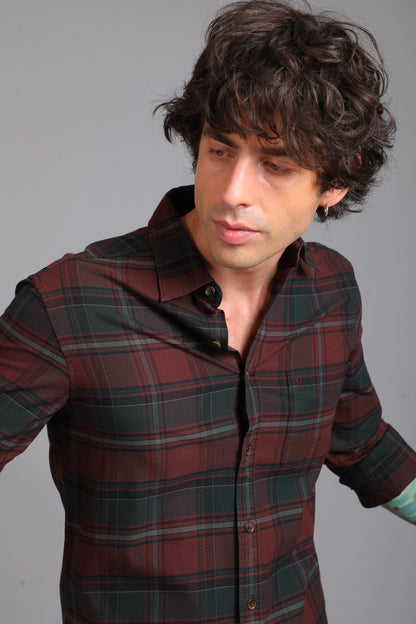 Maroon & Forest Green