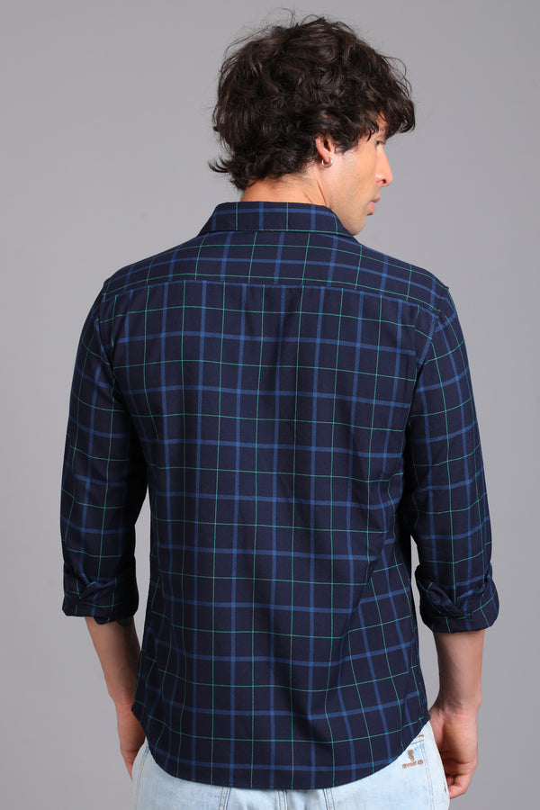 Checked Cotton Casual Shirt — view 67