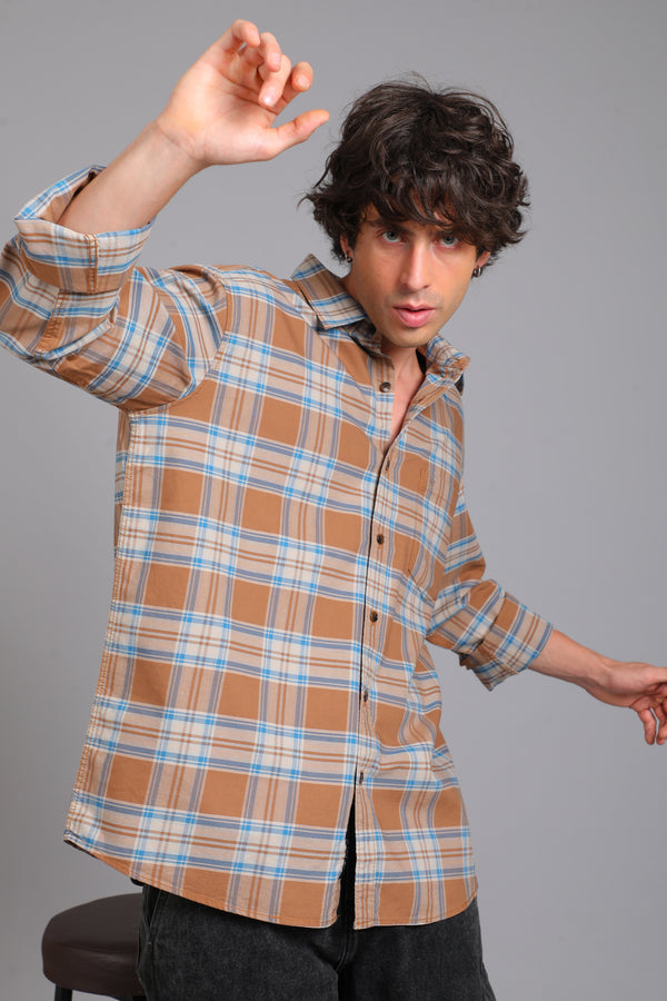 Checked Cotton Casual Shirt — view 58