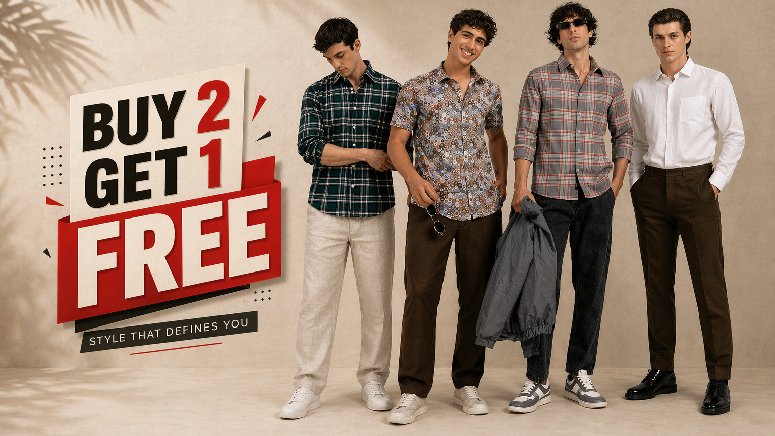 BUY 2 GET 1 FREE