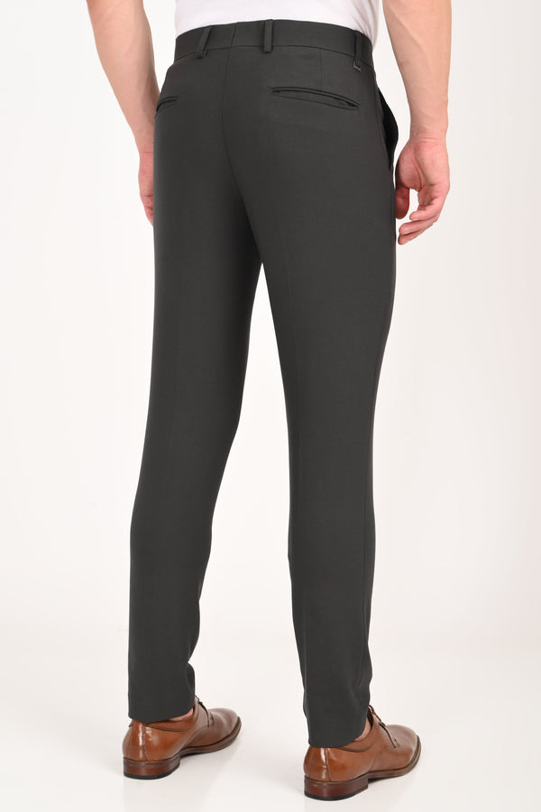 Ankle-Fit Stretch Trouser - Charcoal Black (image 5)