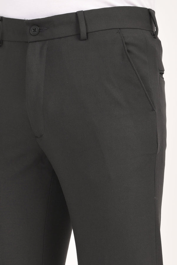 Ankle-Fit Stretch Trouser - Charcoal Black (image 4)