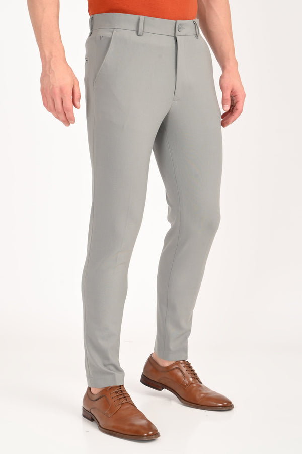 Ankle-Fit Stretch Trouser - Elegant Ash Grey (image 5)