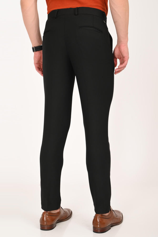 Ankle-Fit Stretch Trouser - Jet Black (image 6)