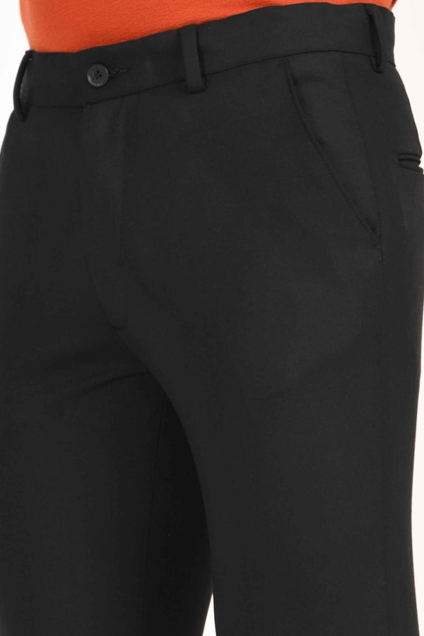 Ankle-Fit Stretch Trouser - Jet Black (image 2)