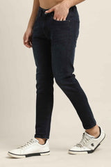 Ankle Fit Jeans – Dark Blue