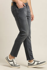 IVYN Ankle Fit Jeans in Dark Grey