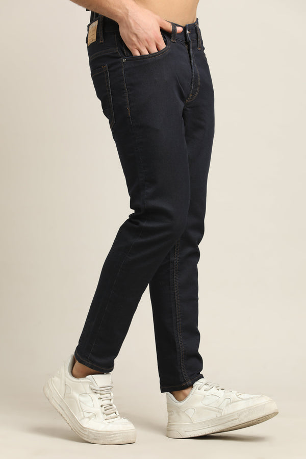 Ankle Fit Jeans - Dark Navy Blue (image 2)