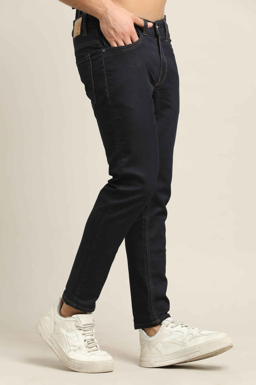 Ankle Fit Jeans – Dark Navy Blue