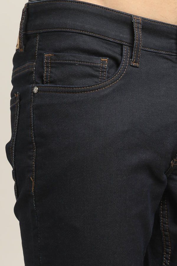 Ankle Fit Jeans - Dark Navy Blue (image 4)