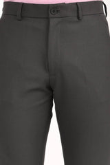 Charcoal Black – Ultra Slim Fit 4-Way Stretch Formal Trouser - IVYN