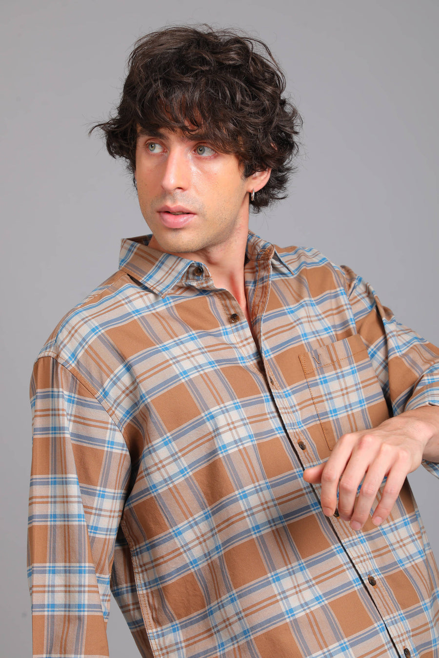 Brown & Blue