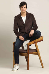 Men's Corduroy Blazer – Brown