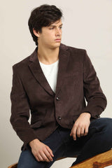 Men's Corduroy Blazer – Brown