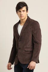 IVYN Men's Corduroy Blazer in Brown