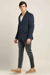 Men's Corduroy Blazer – Blue