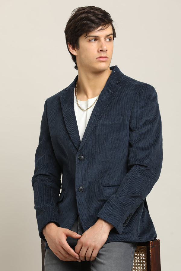Heritage Corduroy Blazer – Midnight Navy (image 5)