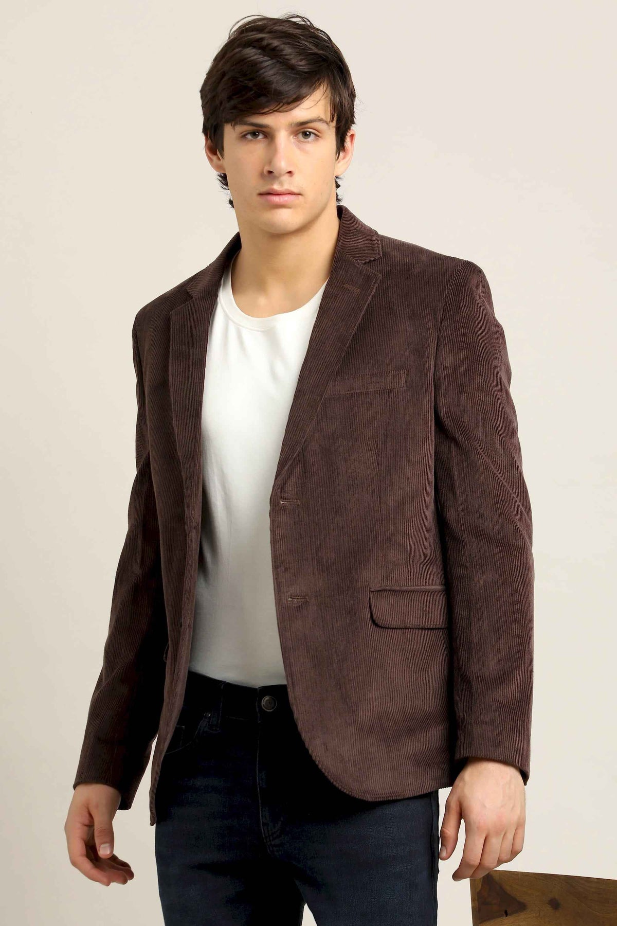 Heritage Corduroy Blazer – Espresso Brown