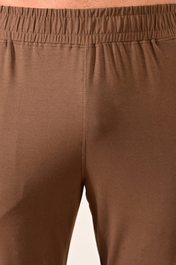IVYN 4-Way Stretch Cotton Track Pants - Mocha Brown (image 5)