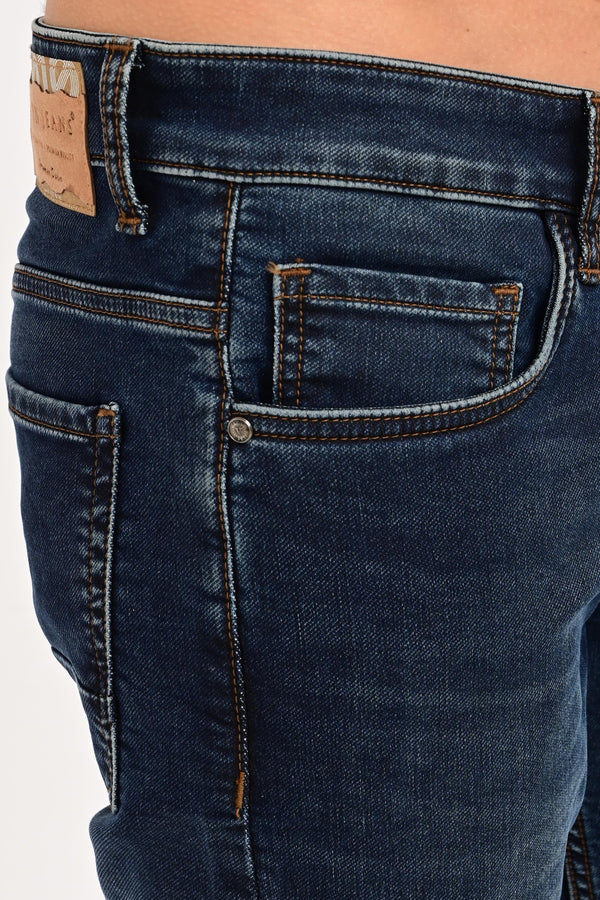 Arden Ankle-Fit Jeans — Deep Indigo Wash (image 5)