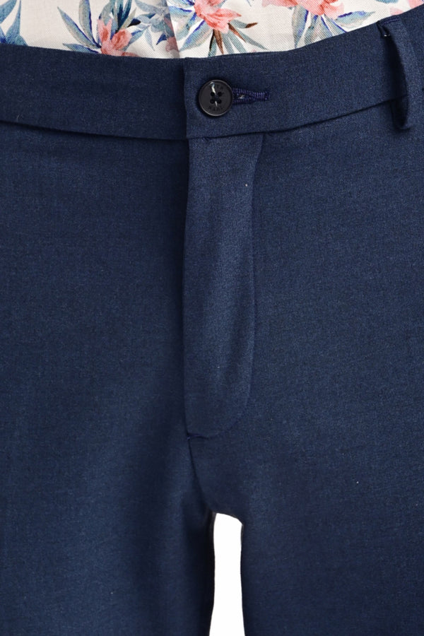 Arden Fine-Weave Formal Trousers — Oxford Blue