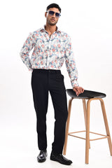 Astor Micro-Texture Formal Trousers — Jet Black - IVYN