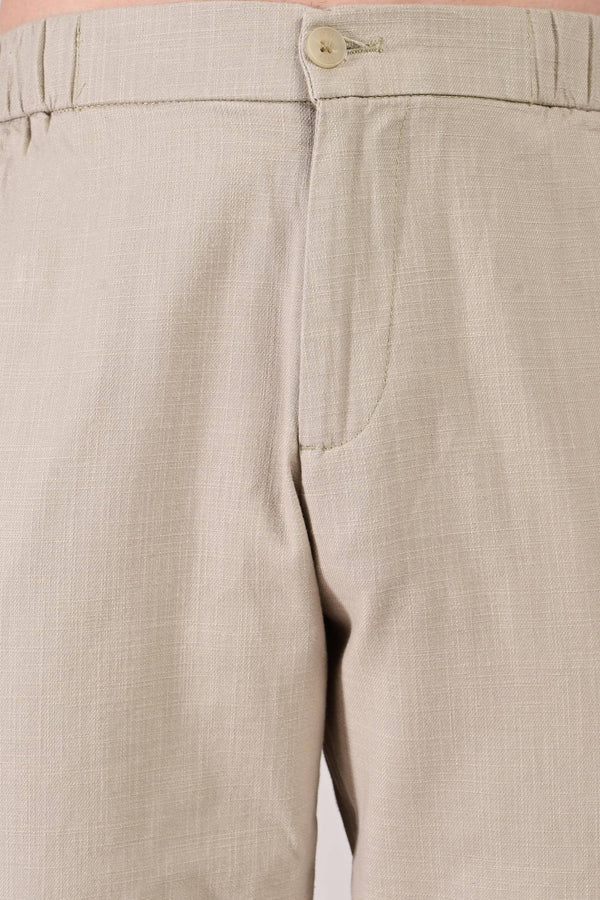 IVYN Linettes Straight Fit Summer Trousers - Ecru (image 5)