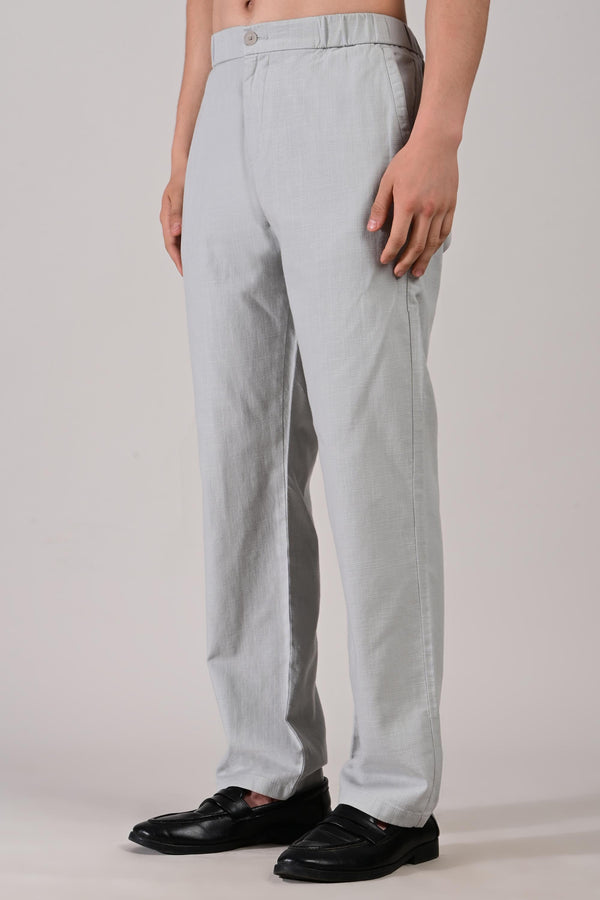 IVYN Linettes Straight Fit Summer Trousers - Stone Grey alternate view