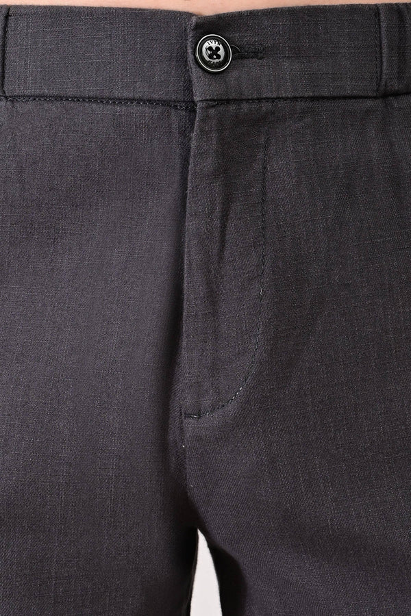 IVYN Linettes Straight Fit Summer Trousers - Charcoal (image 4)
