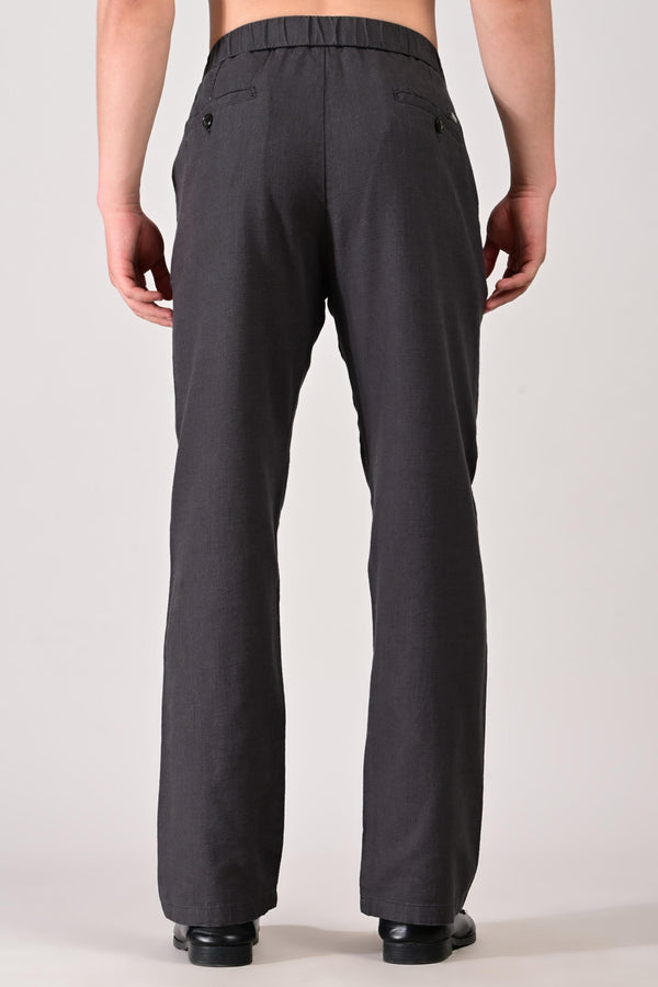IVYN Linettes Straight Fit Summer Trousers - Charcoal (image 6)