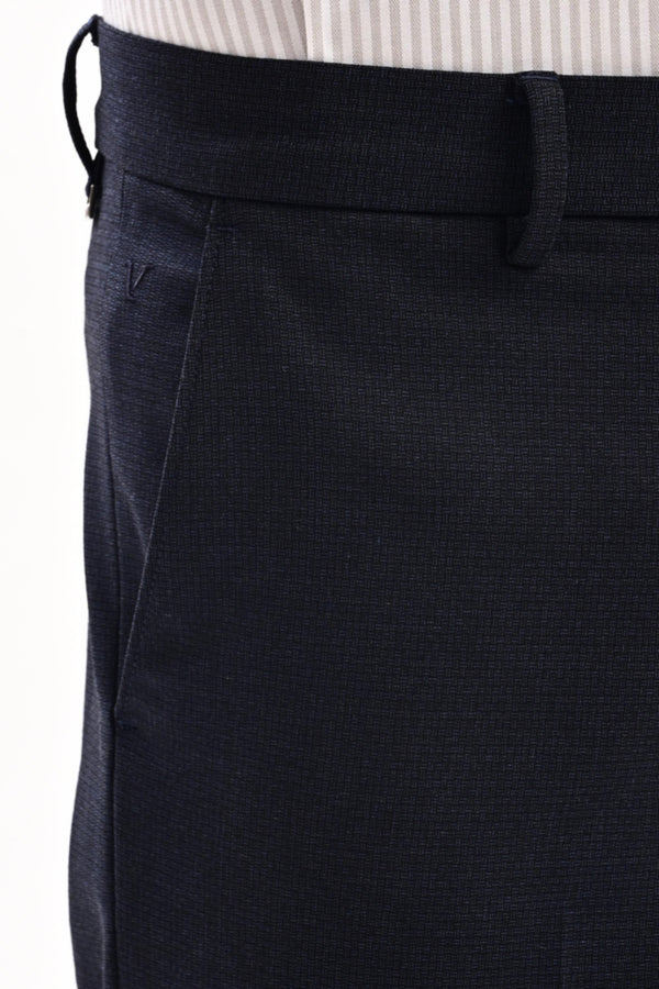 Arden Micro-Texture Formal Trousers — Midnight Navy (image 6)