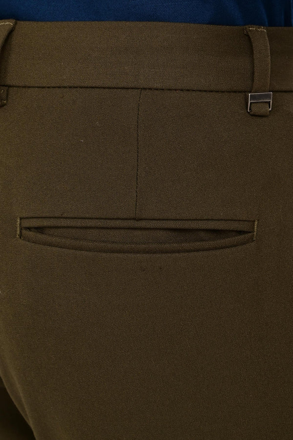 Regent Tailored Trousers — Deep Olive (image 5)