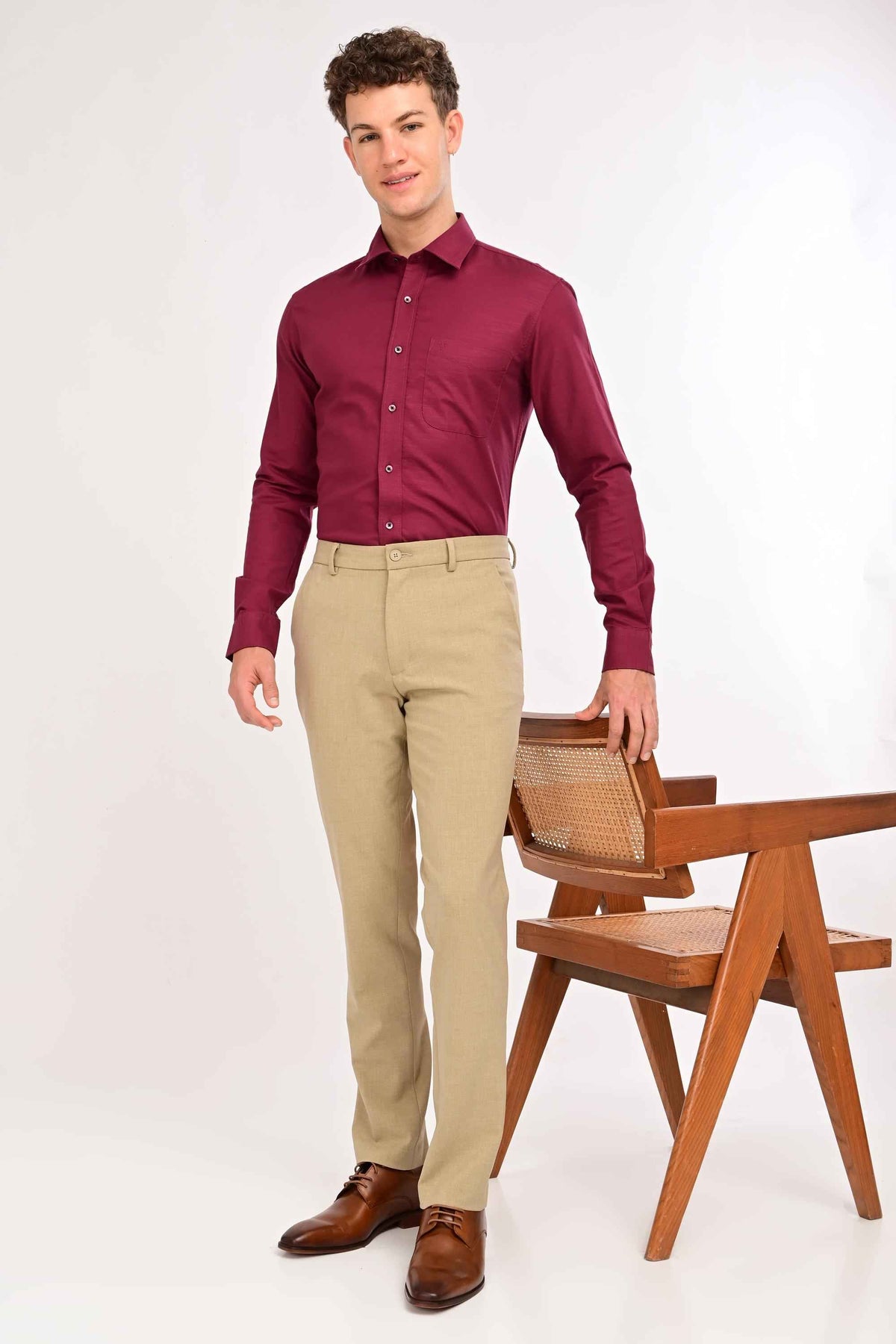 Regent Tailored Trousers — Desert Sand