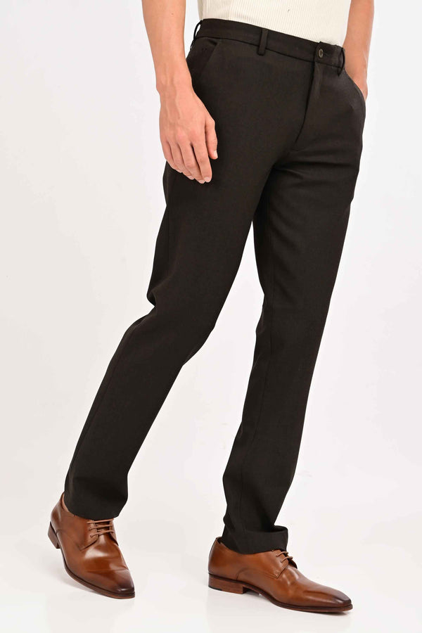 Regent Tailored Trousers — Espresso Melange (image 3)