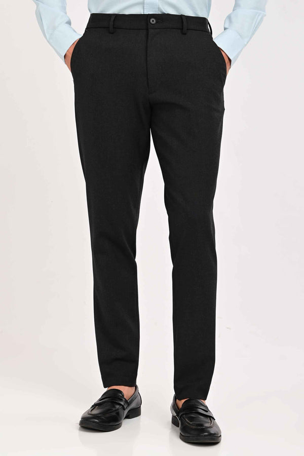 Regent Tailored Trousers — Graphite Melange — alternate view