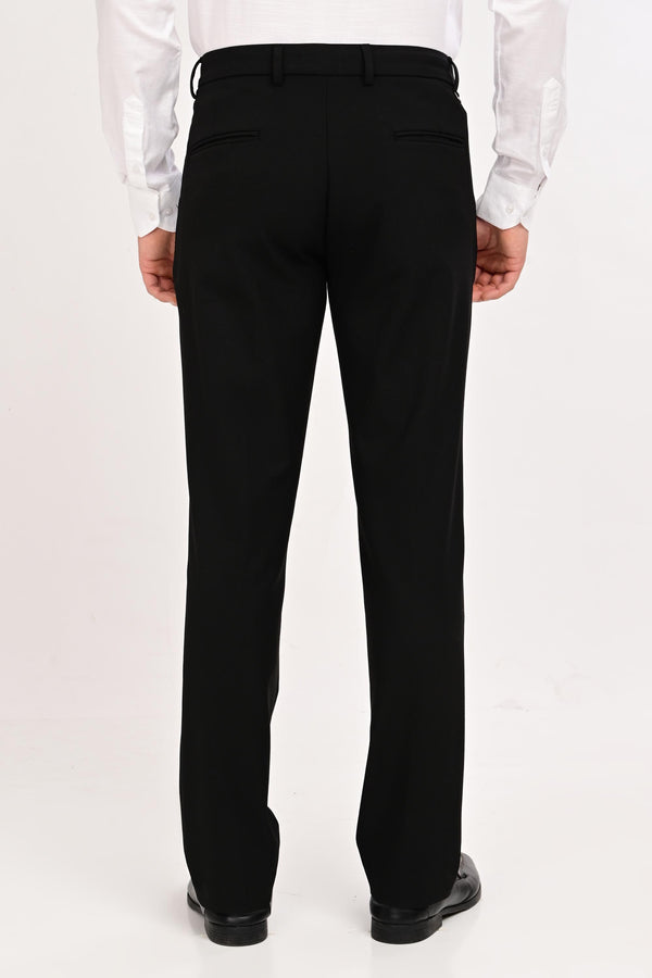 Regent Tailored Trousers — Jet Black (image 1)