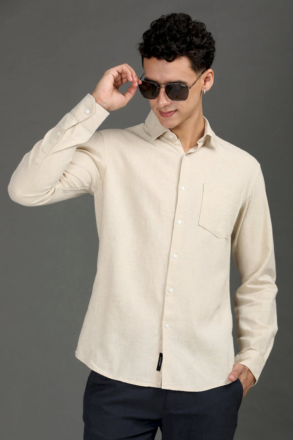 Premium Linen Full Sleeves Shirt