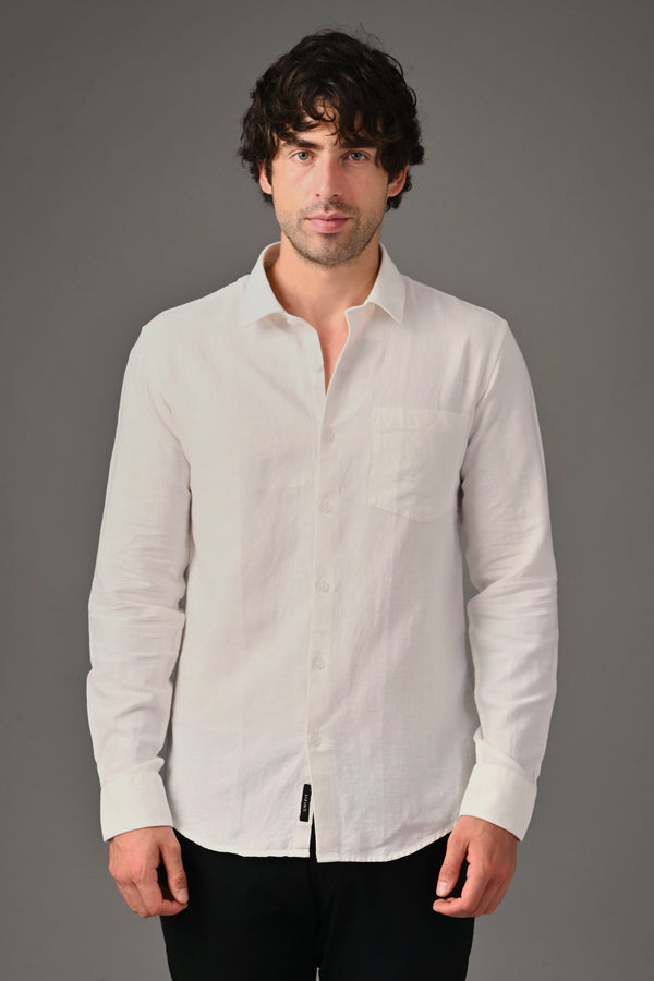 IVYN Signature Series Pure Linen White Shirt (image 6)