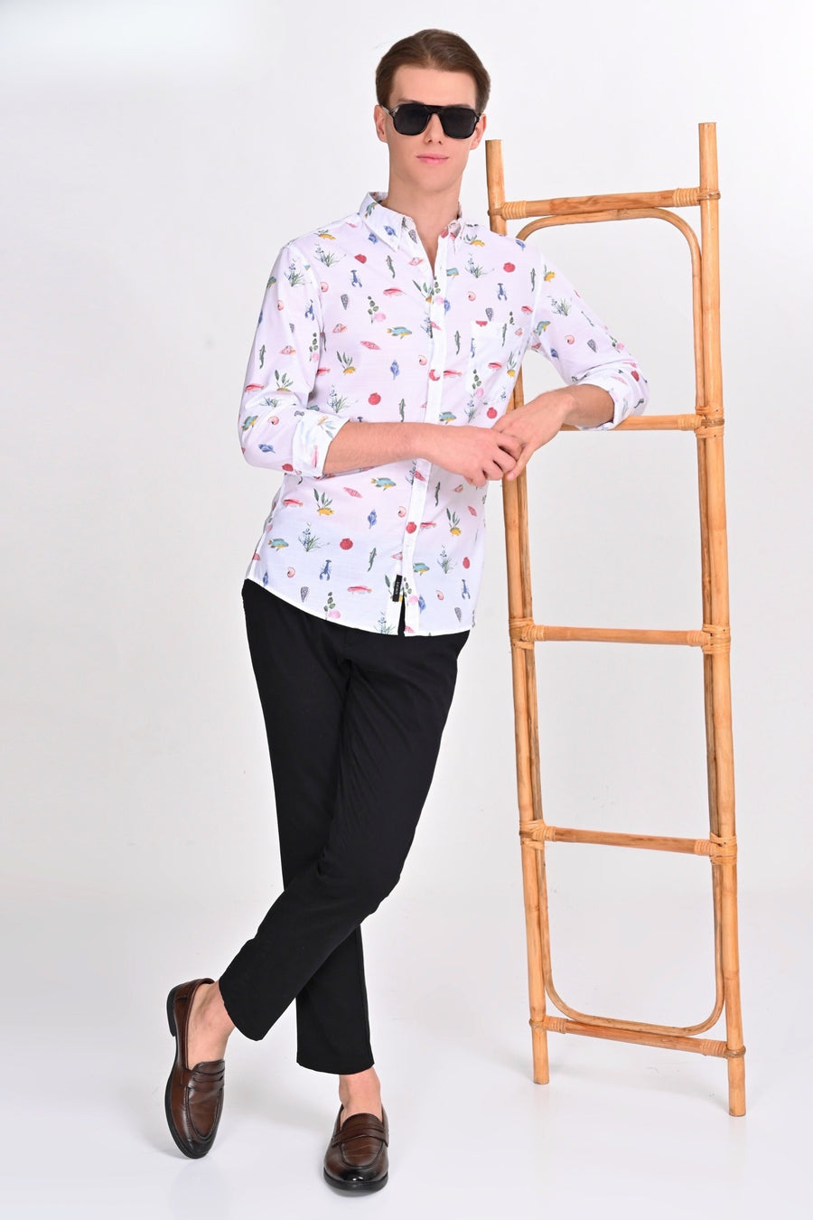 Oliver Multicolor Printed Shirt - IVYN