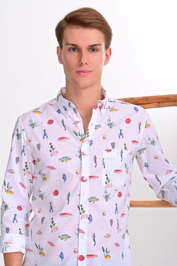 Oliver Multicolor Printed Shirt (image 2)
