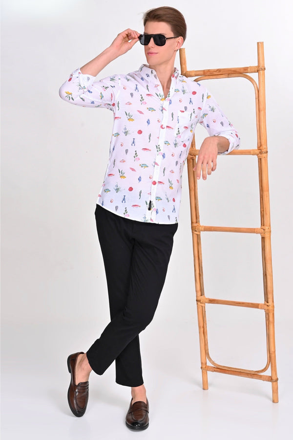 Oliver Multicolor Printed Shirt (image 3)